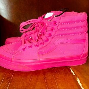 Vans Women's Pink High-Top Sneakers Size 5.5